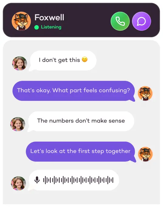 Foxwell AI measuring student thinking through conversation
